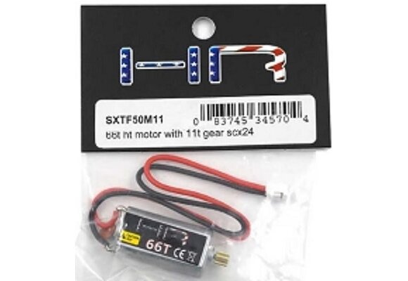 66t HT motor w/11t pinion scx24