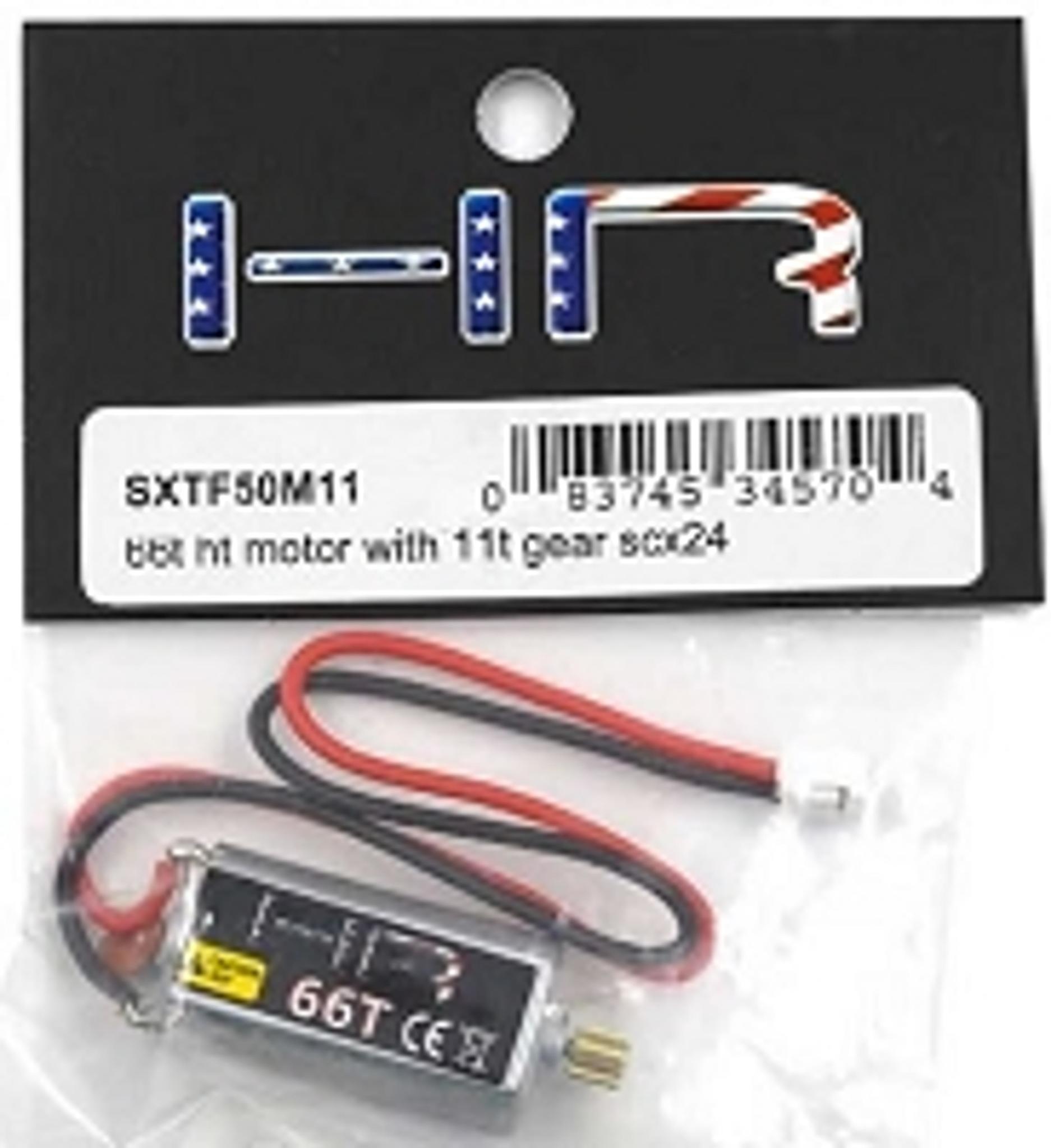 66t HT motor w/11t pinion scx24