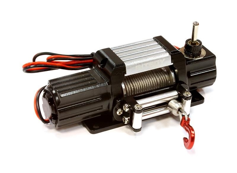 T7 High Torque Mega Winch Blk 1/10 Rock Crawlers, INTC25579BLACK