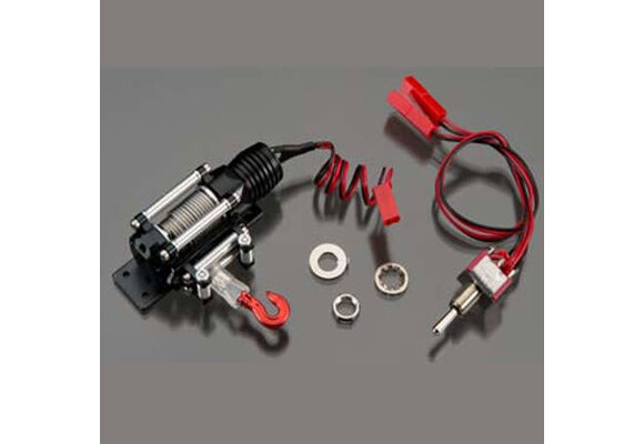 Realistic Power Winch, Black:1/10 Rock Crawler