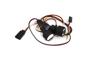 Dual Color 4 LED Front Headlight for 1/10 Crawler