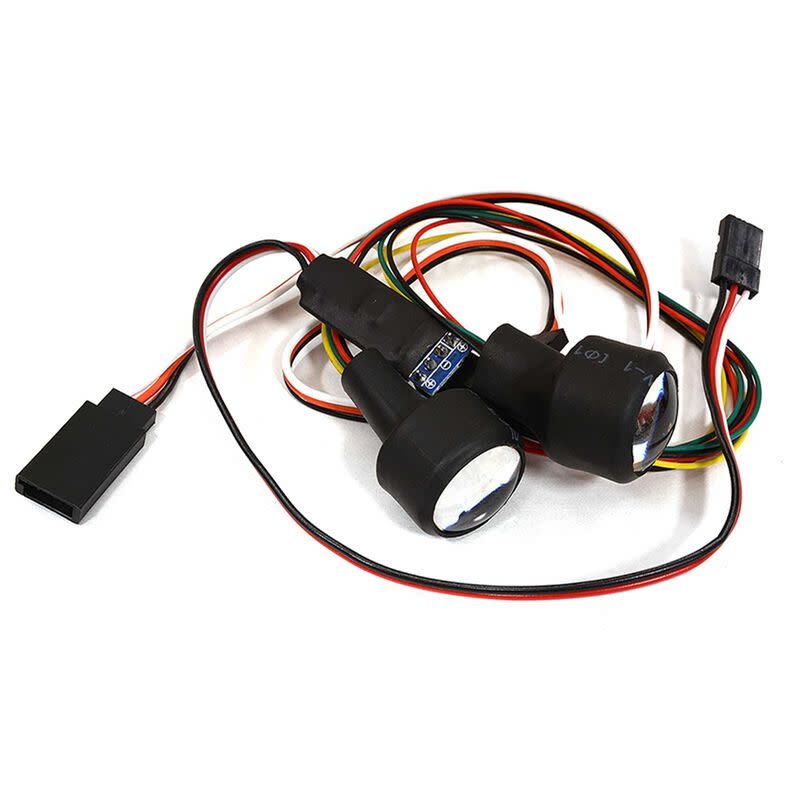 Dual Color 4 LED Front Headlight for 1/10 Crawler