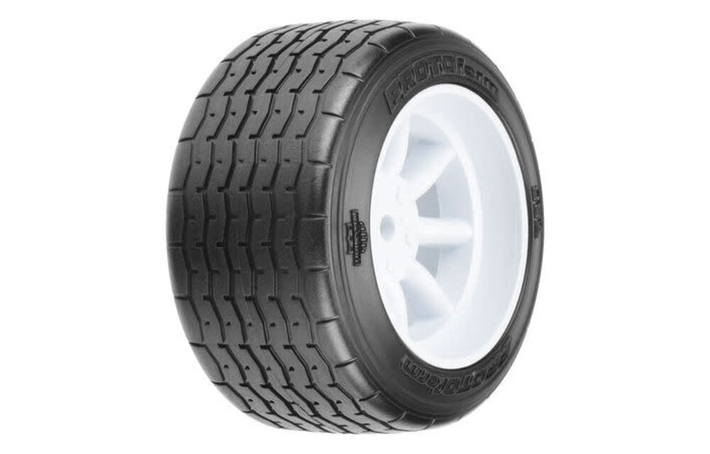 VTA Rear Tire 31mm, Mounted White Wheel