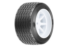 VTA Rear Tire 31mm, Mounted White Wheel