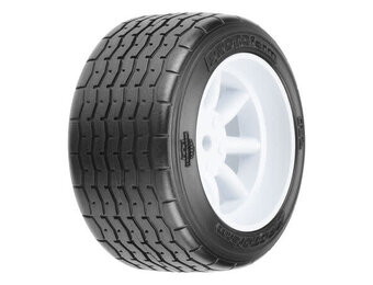 VTA Rear Tire 31mm, Mounted White Wheel
