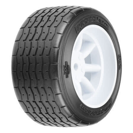 VTA Rear Tire 31mm, Mounted White Wheel