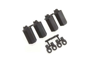 Shock Shaft Guards (4), Black: TRA,Rally,DESC410R   RPM80402