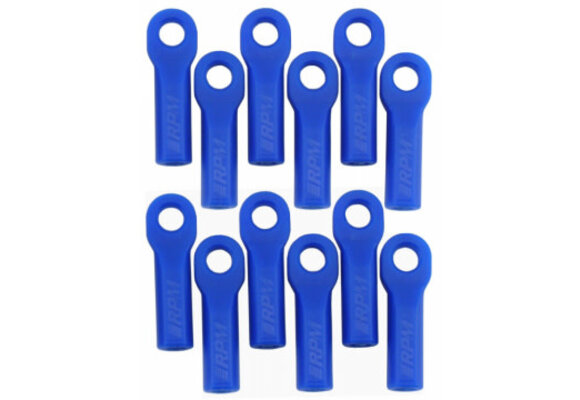 Long Rod Ends (12), Blue: TRA 1/10,Rally  RPM80515