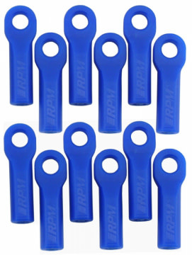 Long Rod Ends (12), Blue: TRA 1/10,Rally  RPM80515