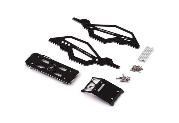 Hot Racing Axial SCX24 Aluminum Rock Racer Conversion Chassis (Black)