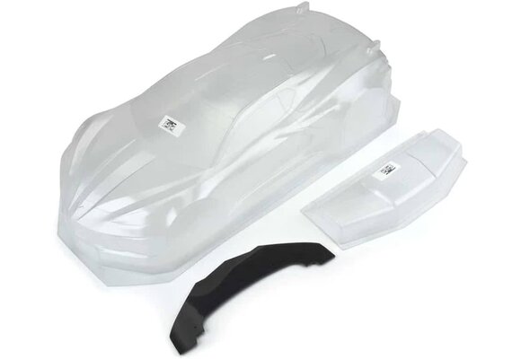 1/7 Chevrolet Corvette C8 Clear Body: ARRMA Felony & Infraction