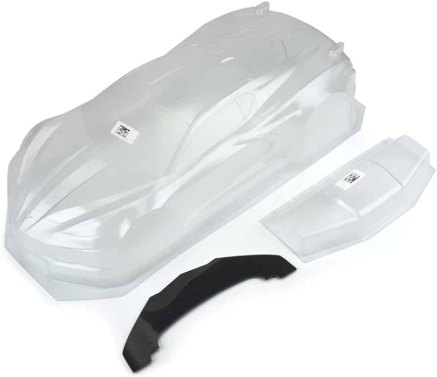 1/7 Chevrolet Corvette C8 Clear Body: ARRMA Felony & Infraction