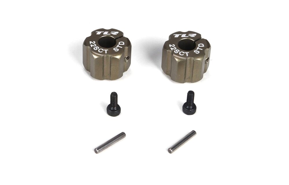 Rear Hex, Standard Width, Aluminum: 22SCT