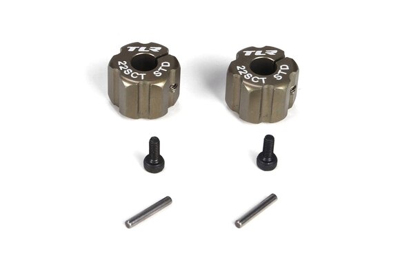 Rear Hex, Standard Width, Aluminum: 22SCT