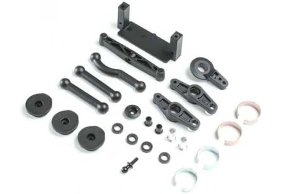 Steering Bellcrank, Servo Saver & Mounts: V100