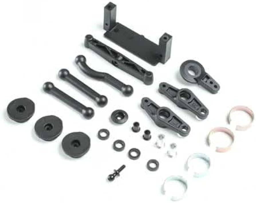 Steering Bellcrank, Servo Saver & Mounts: V100