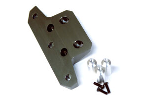 Aluminum Heavy Duty Front Bumper, Gun Metal, for Traxxas Drag Slash