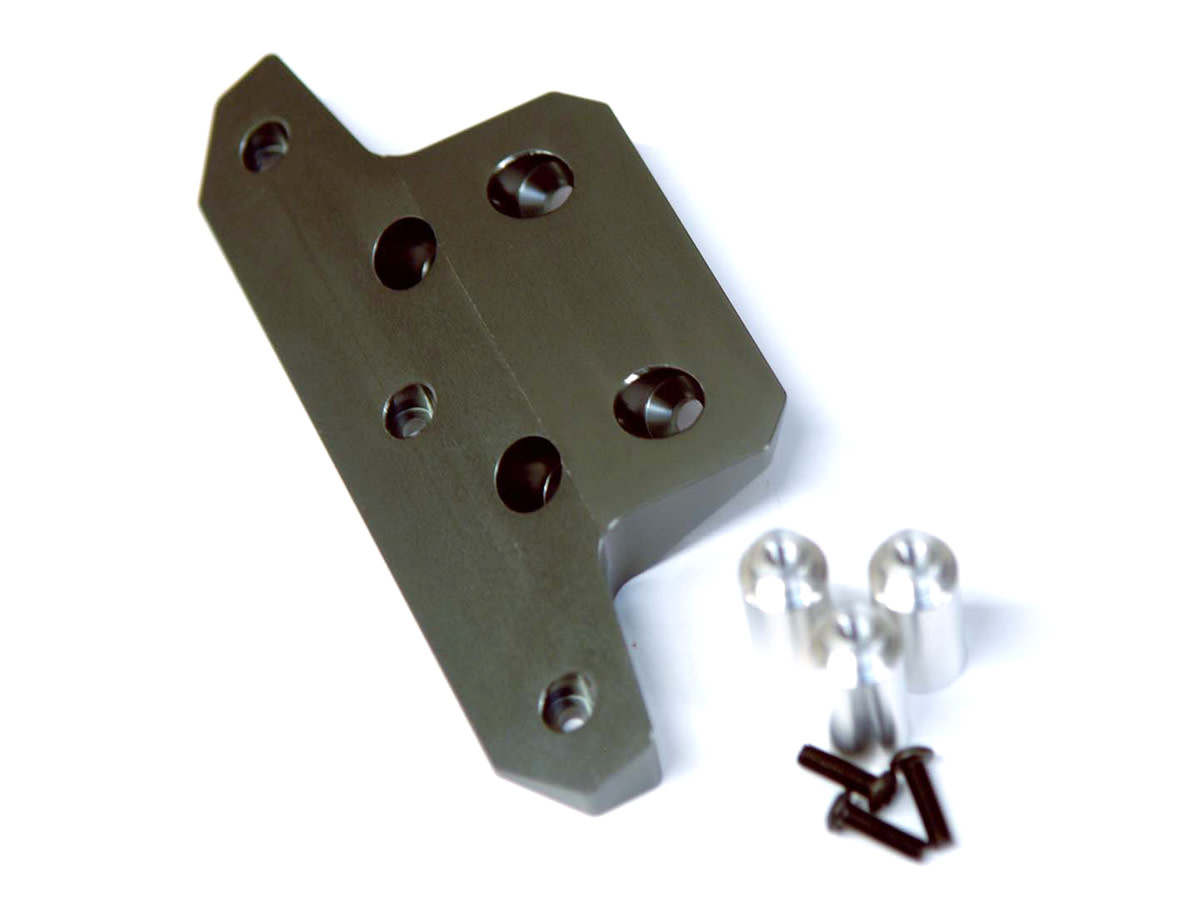 Aluminum Heavy Duty Front Bumper, Gun Metal, for Traxxas Drag Slash