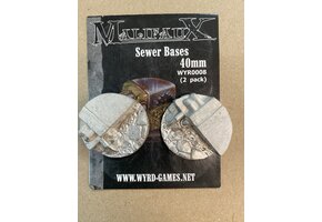 MALIFAUX Sewer Bases, 40MM (QTY 2), Wyrd Games