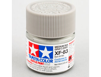Tamiya XF-83 Flat Sea Grey Acrylic Paint (10ml)