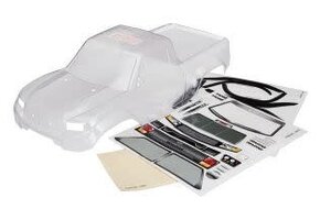 Body, TRX-4 Sport (clear, trimmed, die-cut for LED light kit, requires painting)/ window masks/ decal sheet
