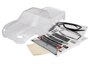 Body, TRX-4 Sport (clear, trimmed, die-cut for LED light kit, requires painting)/ window masks/ decal sheet