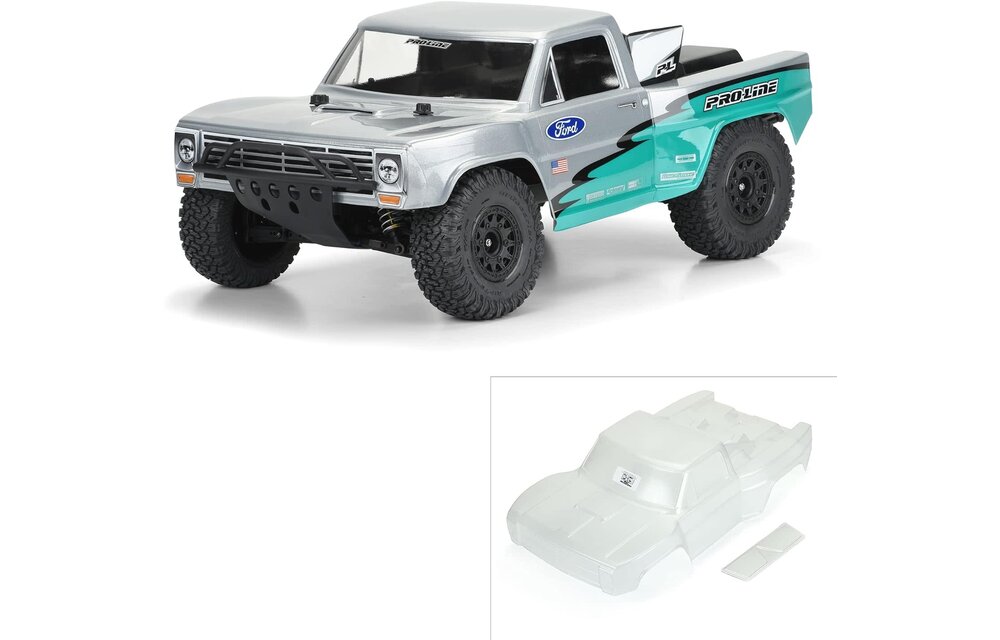 Pre-Cut 1967 Ford F-100 Clear Body for Slash