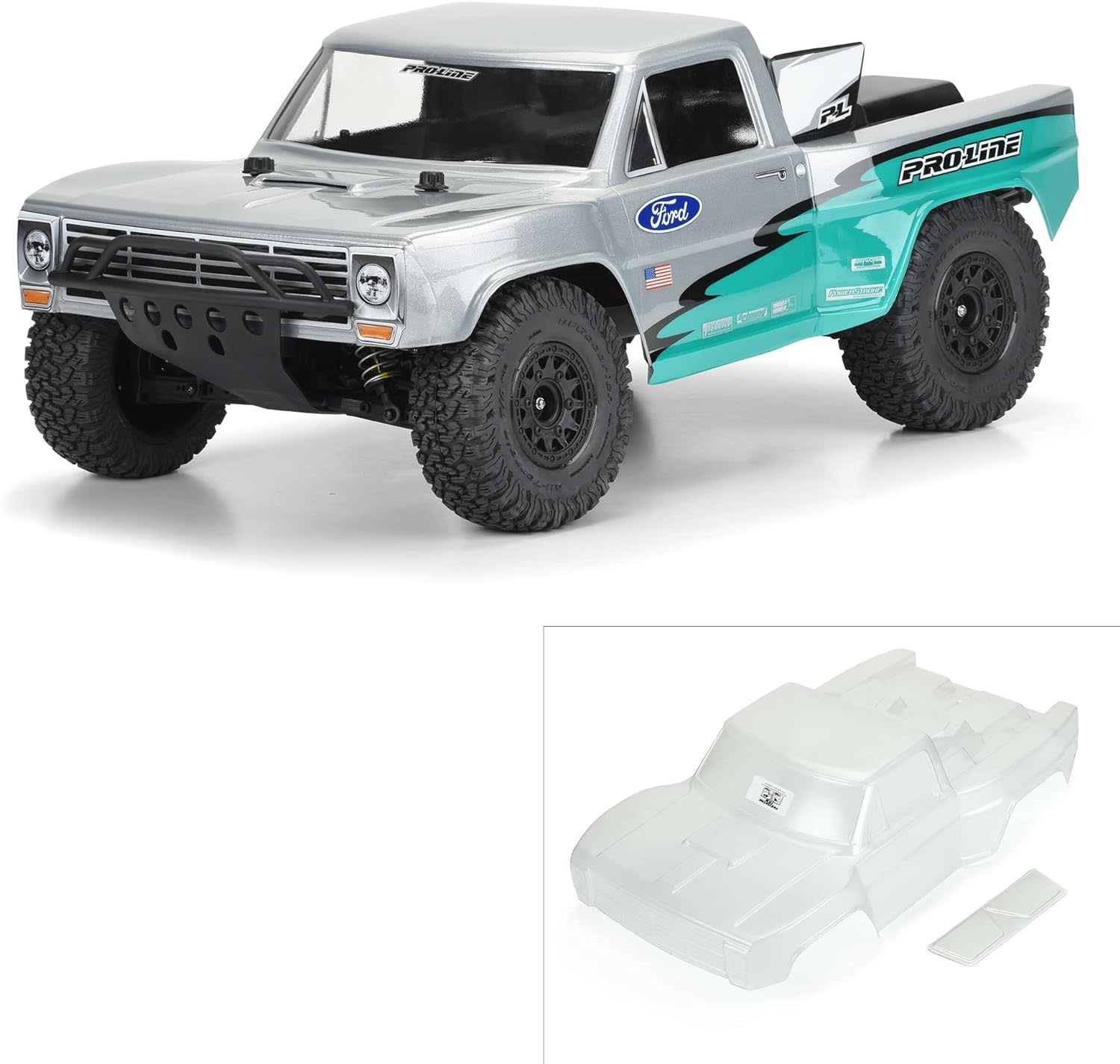 Pre-Cut 1967 Ford F-100 Clear Body for Slash