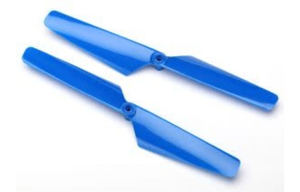 Rotor blade set, blue (2)/ 1.6x5mm BCS (2)