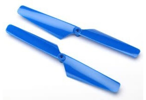 Rotor blade set, blue (2)/ 1.6x5mm BCS (2)