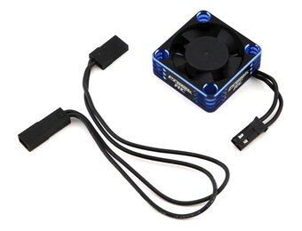 30x30x10mm Aluminum High Speed HV Cooling Fan (Blue/Black)