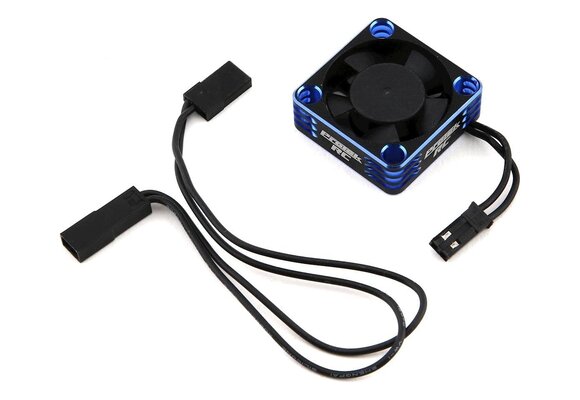 30x30x10mm Aluminum High Speed HV Cooling Fan (Blue/Black)