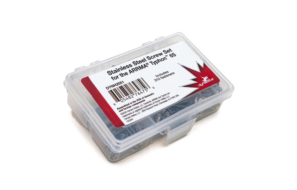 Stainless Steel Screw Set: Arrma Typhoon 6S