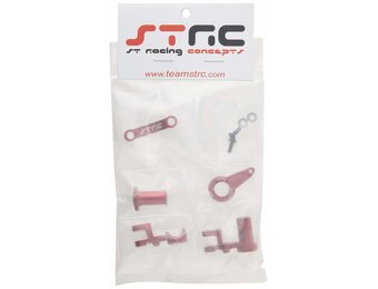 HD Alum Steering BellCrank Set for Slash 4X4 (Red)