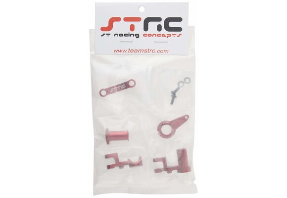 HD Alum Steering BellCrank Set for Slash 4X4 (Red)