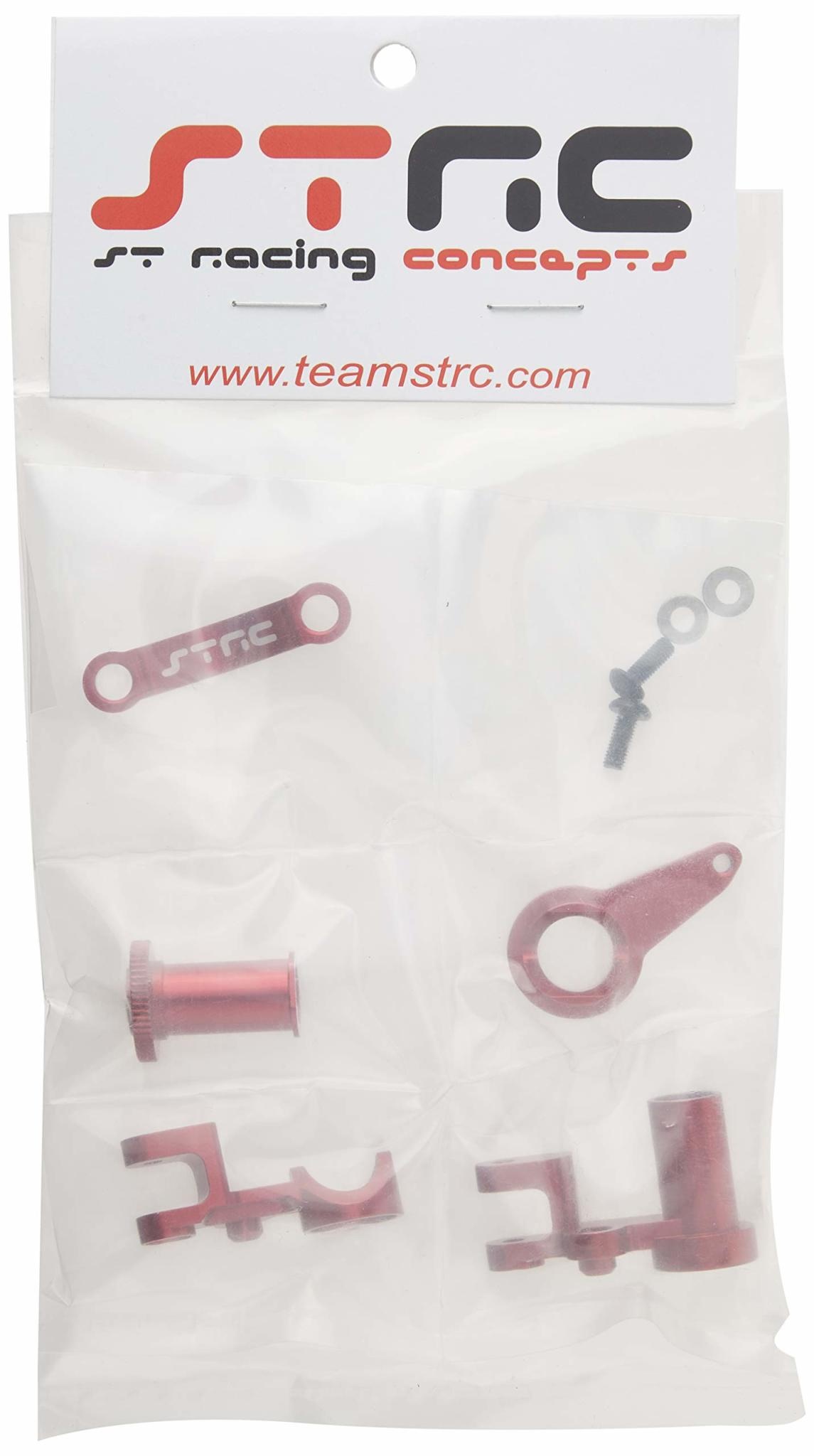 HD Alum Steering BellCrank Set for Slash 4X4 (Red)