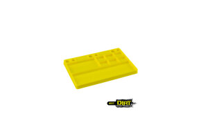 Dirt Racing: Parts tray (rubber material) Yellow