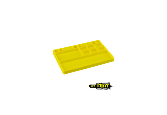 Dirt Racing: Parts tray (rubber material) Yellow