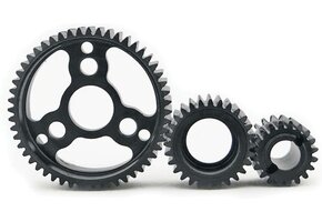 Hardened Steel Light Weight Gear Set:Wraith Scx+Ax