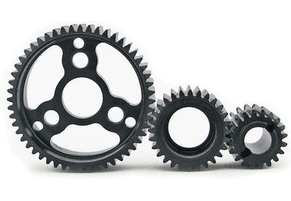 Hardened Steel Light Weight Gear Set:Wraith Scx+Ax