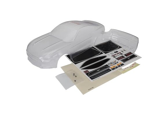 9340 - Body, Toyota Supra GT4 (clear, trimmed, requires painting)/ decal sheet