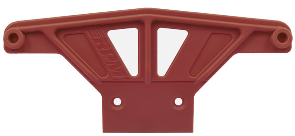 Wide Front Bumper, Red : Rustler & Stampede 2WD  RPM81169