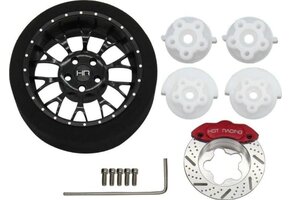 Black 10-Y Spoke BBS Aluminum Steering TX Wheel