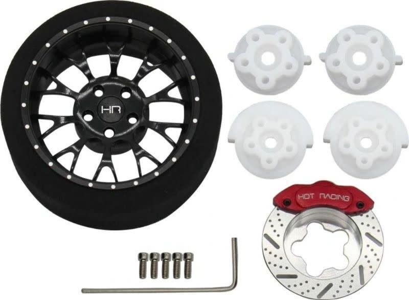 Black 10-Y Spoke BBS Aluminum Steering TX Wheel