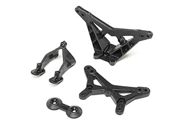 FR/RR Shock Tower, Wing Stay: Mini-B