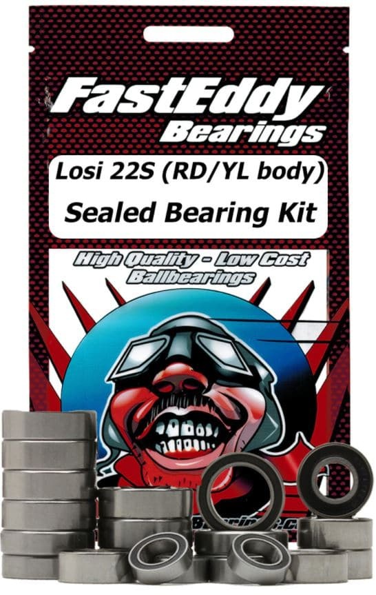 Losi 22S ST (RD/YL body) Sealed Bearing Kit  TFE6609