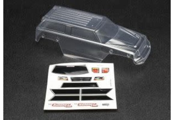 Body, 1/16 Summit (clear, requires painting)/ grille, lights decal sheet