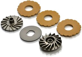 22S Drag Mk3 Slipper Set, 3 Pad Finned Slipper Set