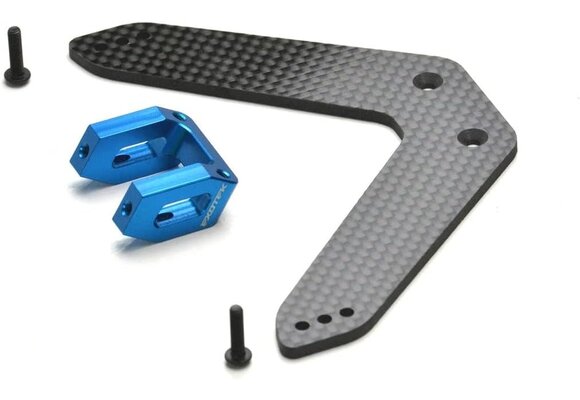 Dr10 Pro Body Mount Set, Alloy And Cf For The Rear, ETK2073