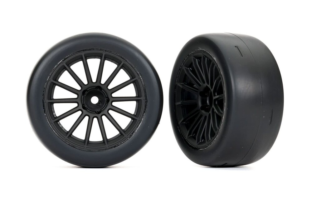 T&W MULT SPKE REAR BLK CRM SLK, 9375